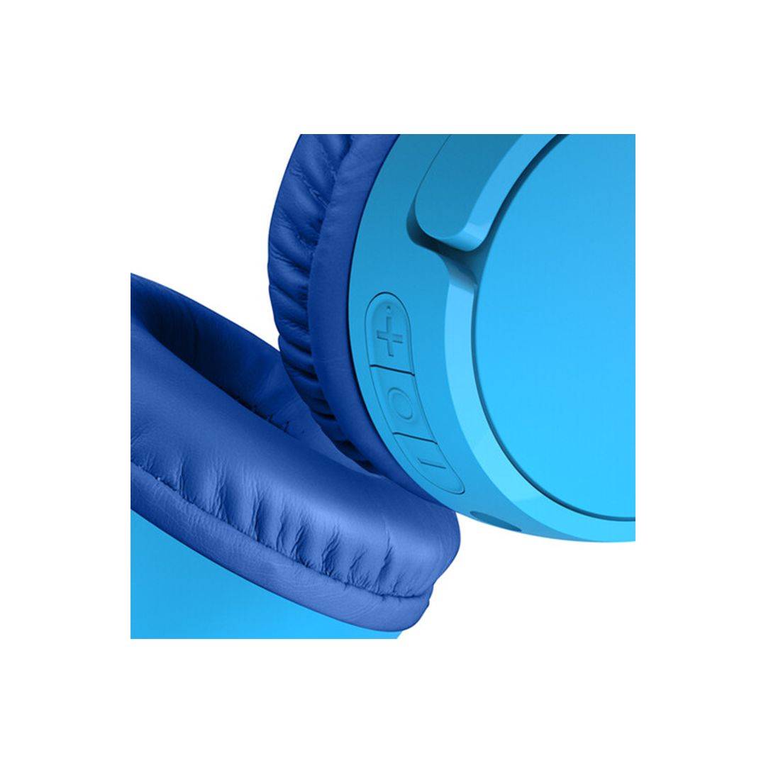 Belkin SoundForm Mini On-Ear Wireless Headphones for Kids - Blue Belkin SoundForm Mini On-Ear Wireless Headphones for Kids - Blue
